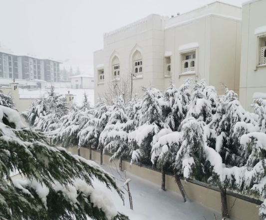 All flights from Istanbul delayed due to weather