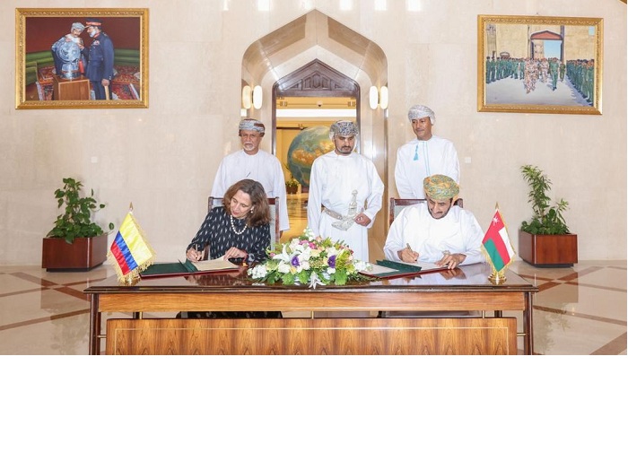 Oman, Colombia sign visa waiver agreement