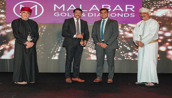 Malabar Gold & Diamonds emerges as Oman’s Most Trusted Brand 5th time in a row