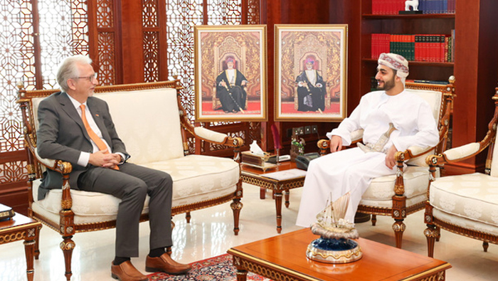 Sayyid Theyazin receives Ambassador of Germany