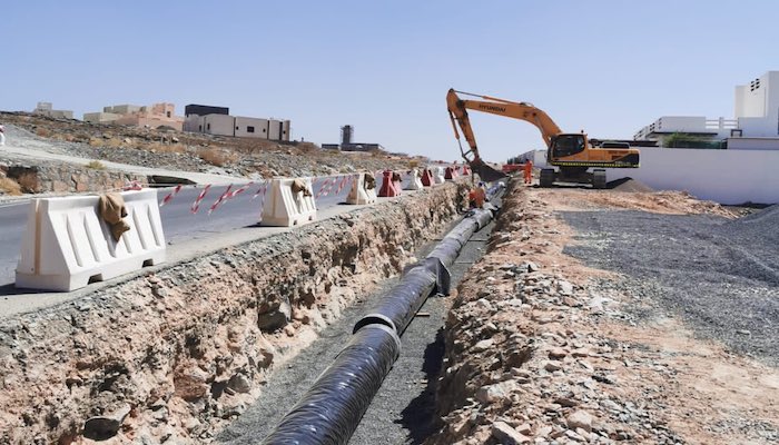 Water distribution network project taken up by OWWSC in Al Dakhiliyah