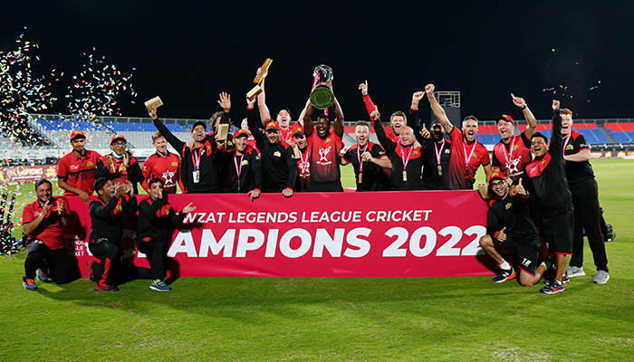 World Giants crowned Legends League Cricket champions