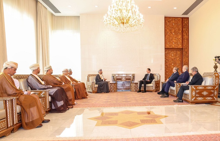 Syrian President receives Foreign Minister of Oman