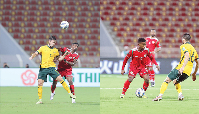 Oman come from behind twice to share spoils with Australia