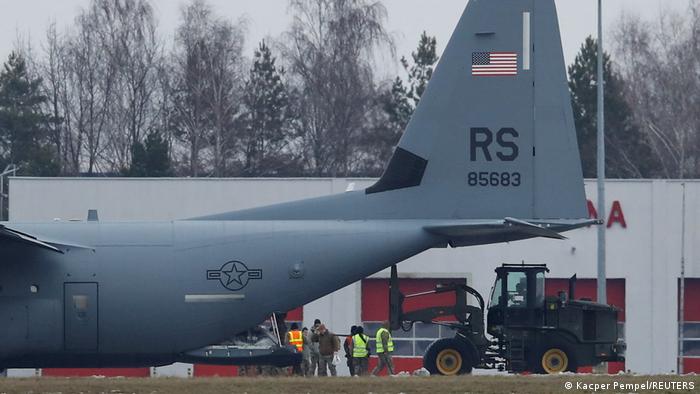 First US troop arrives in Poland amid fear that Russia could invade Ukraine