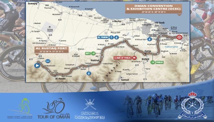 Tour of Oman set to begin, ROP announces parking restrictions