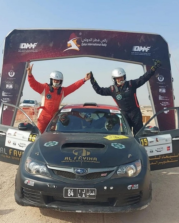 Al Amri gets second place in group N in Qatar International Rally