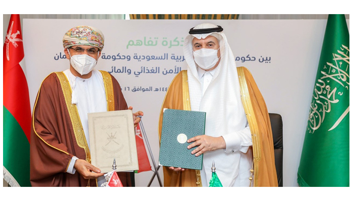 Oman, Saudi Arabia sign food and water security pact