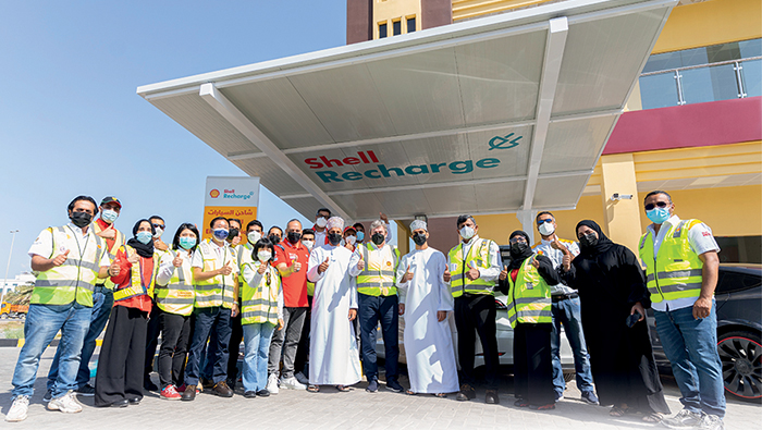 Shell launches its first electric vehicle charging hub in Oman