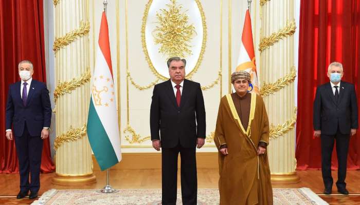 His Majesty sends greetings to President of Tajikistan