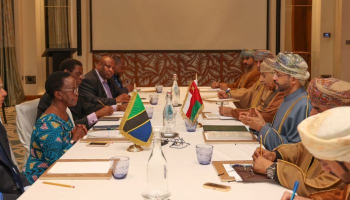 جلسة مشاورات ومباحثات بين سلطنة عُمان وتنزانيا