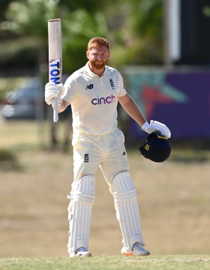 WI vs England: Bairstow's ton helps visitors fightback