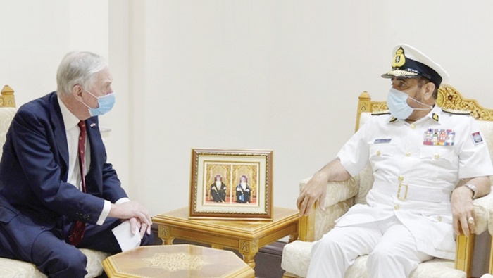 Sultan’s Armed Forces Chief of Staff receives British Adviser