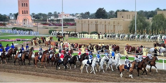 Delegated by HM the Sultan, Sayyid Hamad to patronise annual horse race