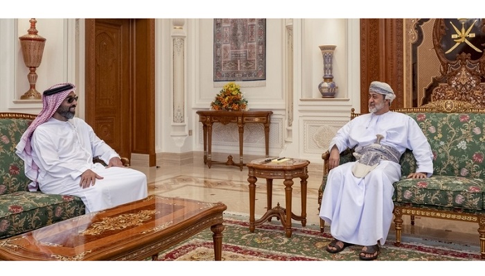 HM The Sultan gives audience to UAE National Security Advisor
