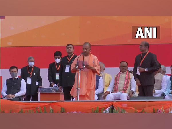 Yogi Adityanath takes oath as Uttar Pradesh CM for second consecutive term