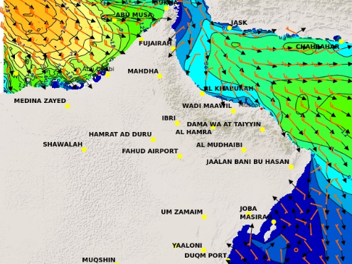 Rough sea expected in parts of Oman