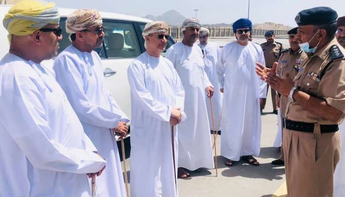 Officials view site proposed for Al Rowdha Economic Zone