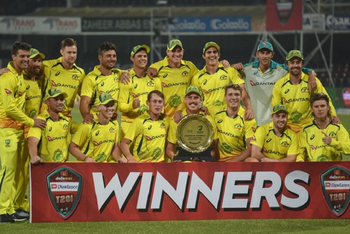 Australia conclude historic Pakistan tour with three wickets triumph over hosts in only T20I