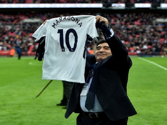 Diego Maradona's daughter claims her father's 'Hand of God' shirt, which is up for auction is 'not the one'