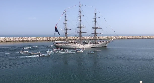 In Video: 'Shabab Oman II' leaves the Sultanate for Europe