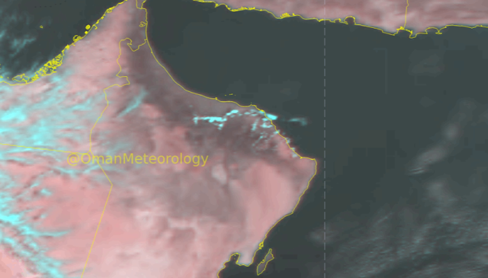 Scattered rainfall forecast for some parts of Oman