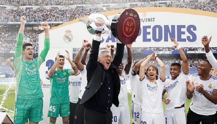 Carlo Ancelotti becomes first manager in history to reach five UEFA Champions League finals