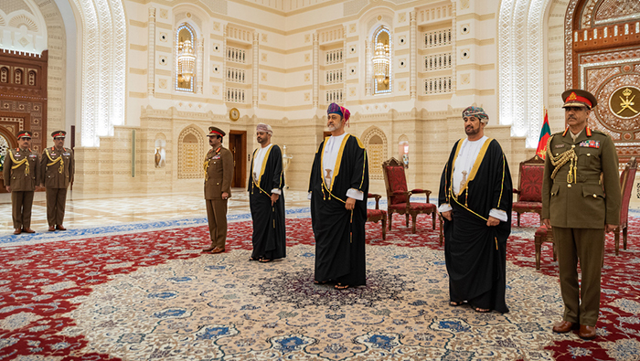 His Majesty receives credentials of ambassadors
