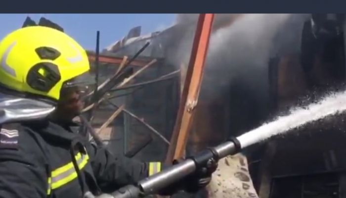 السيطرة على حريق في المنطقة الصناعية ببركاء