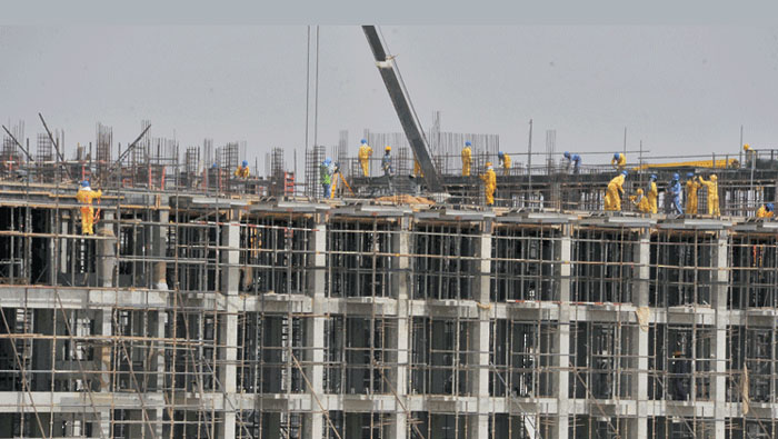 Highest number of expats employed in construction sector