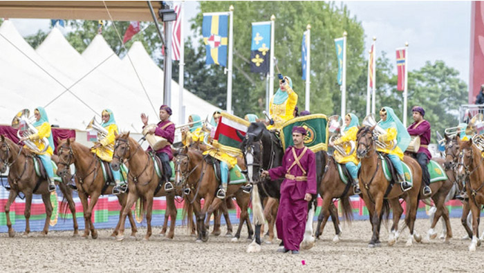 Royal Cavalry takes part in Windsor Horse Show