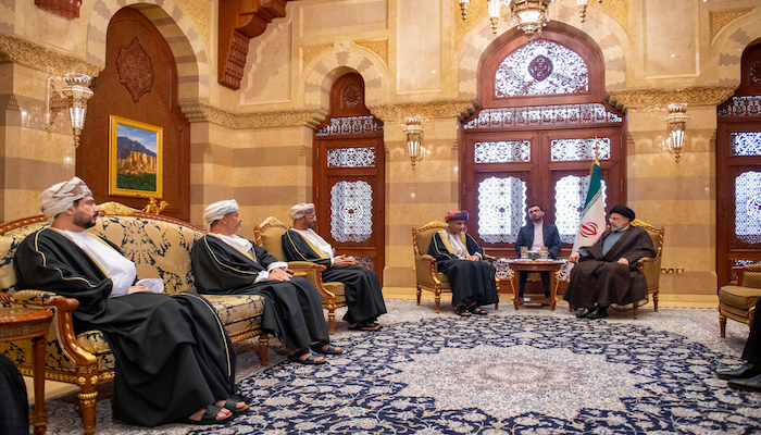 Iranian President meets Sayyid Fahd, businessmen and other ofificals