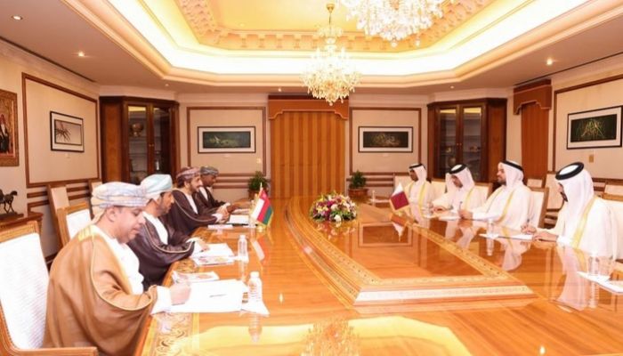 جلسة مباحثات رسمية بين سلطنة عُمان ودولة قطر الشقيقة