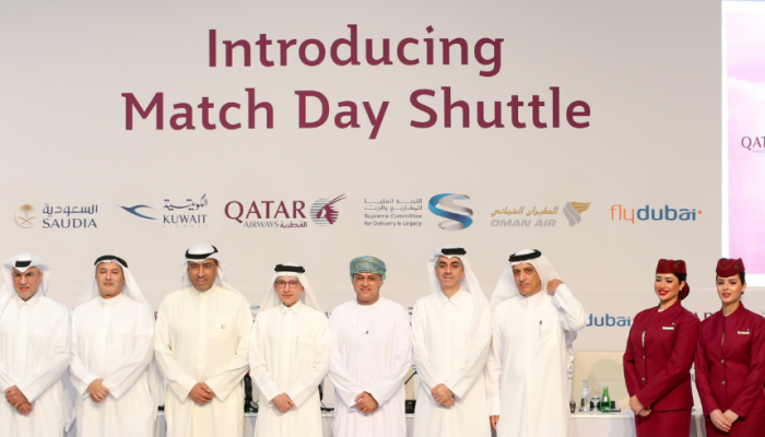 Qatar Airways partners with flydubai, Kuwait Airways, Oman Air, and Saudia to bring football fans Match Day Shuttle flights for the FIFA World Cup Qatar 2022™