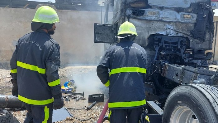 One injured in vehicle fire in Oman
