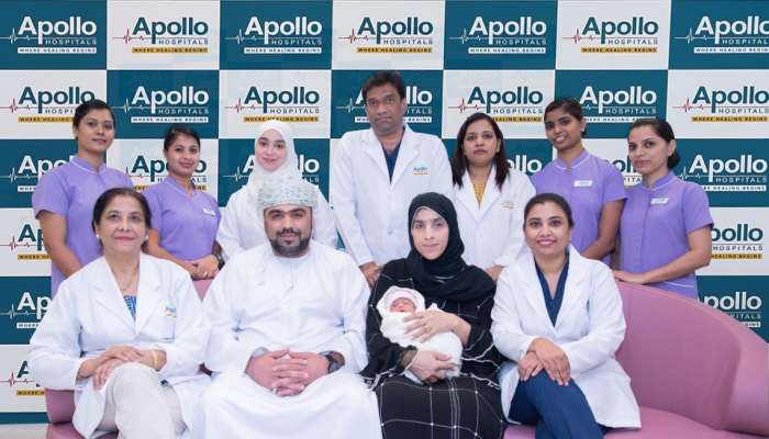Apollo Super Specialty Hospital, Al Hail welcomes first baby
