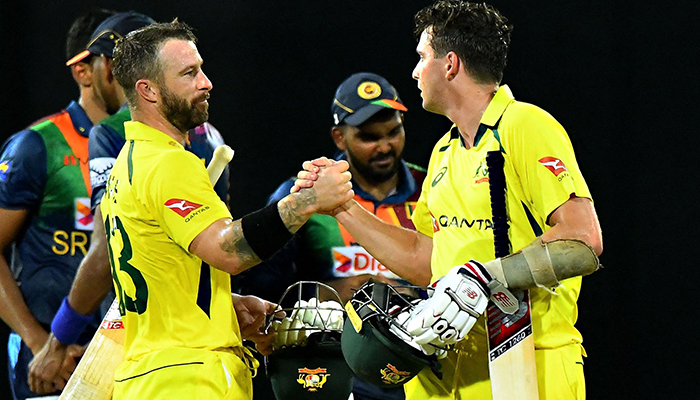 Kane, Wade star as Australia edge out Sri Lanka to clinch T20I series