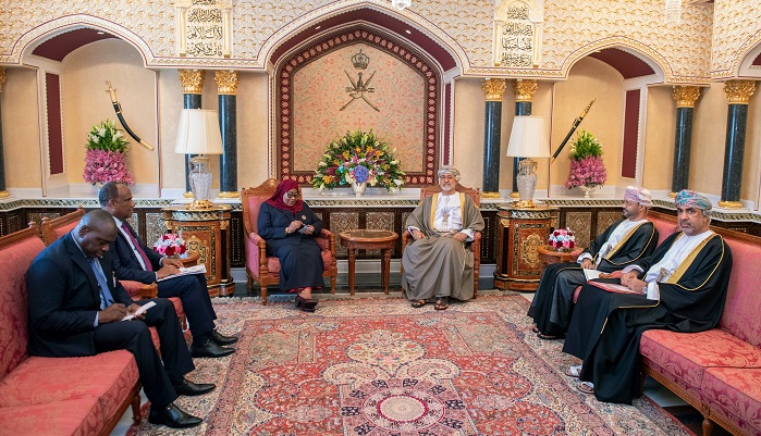 His Majesty, President of Tanzania hold meeting in Oman