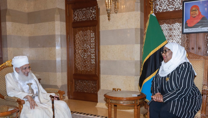 Tanzanian President receives Oman's Grand Mufti