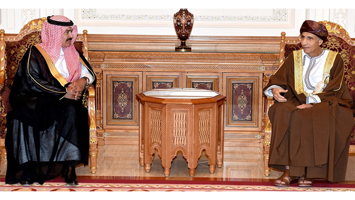 Sayyid Fahd receives President of Federation of GCC Chambers