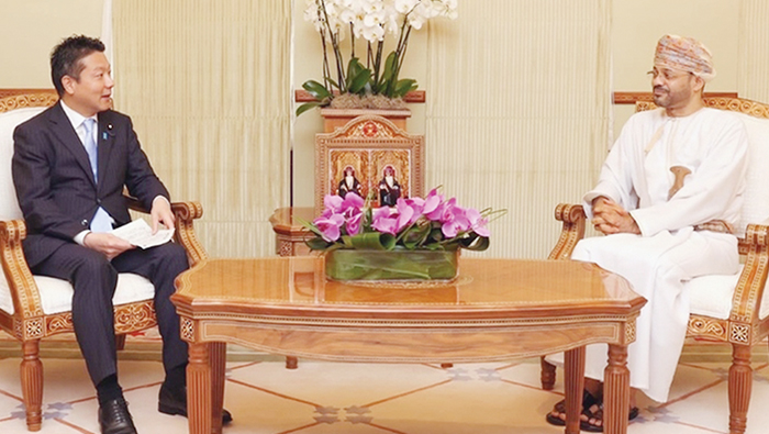 Foreign Minister  receives Japanese Parliamentary Deputy Foreign Minister