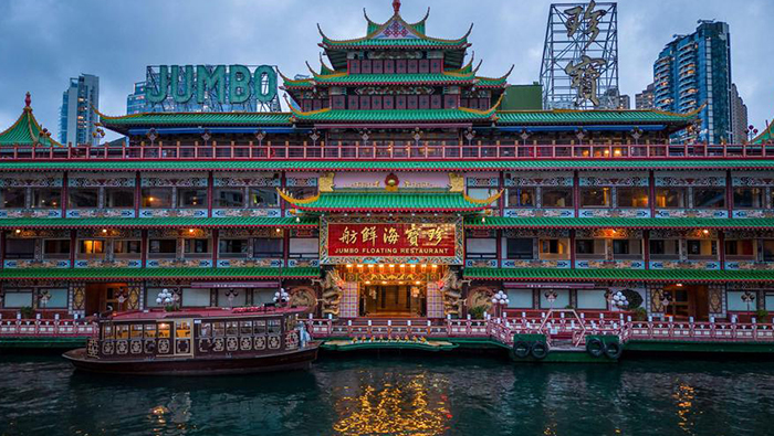 Hong Kong's famed jumbo floating restaurant sinks