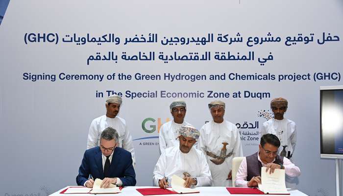 Land lease pact signed for first green hydrogen and ammonia project in Duqm