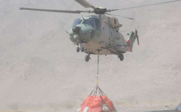 Royal Air Force delivers supplies to remote area in South Al Batinah