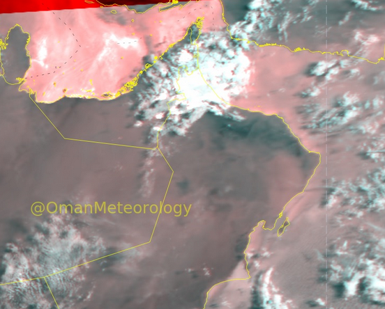 Thunderstorms predicted in parts of Oman