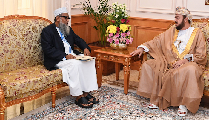 Sayyid Asa’ad bids farewell to Ambassadors of Kenya, Sri Lanka