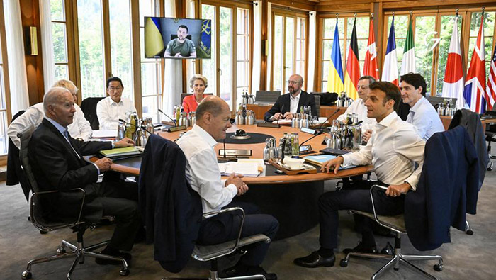 Leaders explore Russian oil price cap at G7 summit