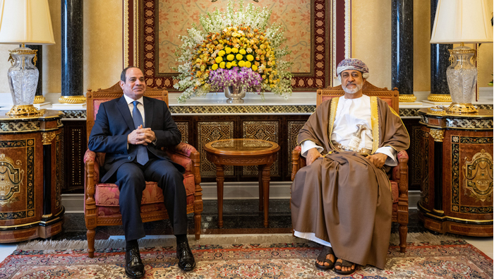 His Majesty, President of Egypt hold meeting