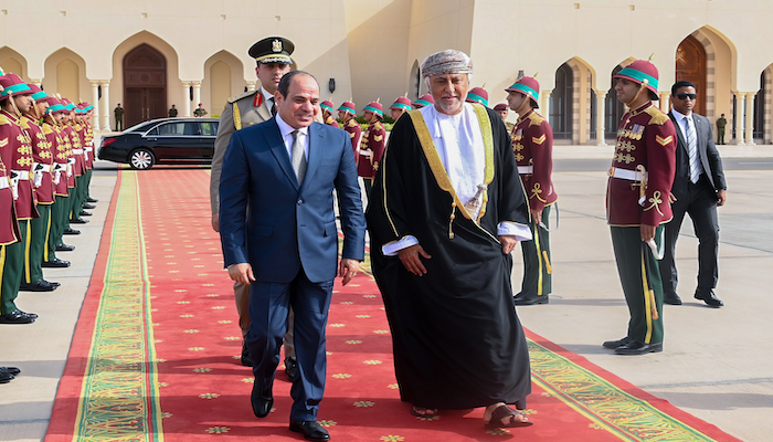 Egyptian President departs Oman after two-day visit