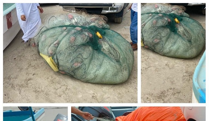 30 illegal fishing nets seized in Al Wusta Governorate